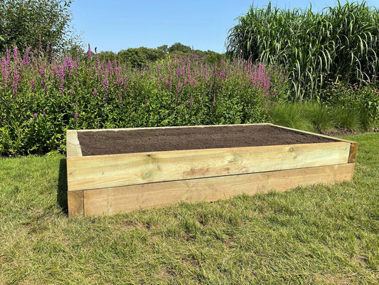 Sleeper Raised beds / Flower beds