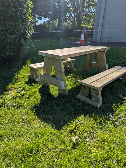 Kids Table & Bench Set