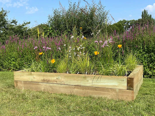 Sleeper Raised beds / Flower beds