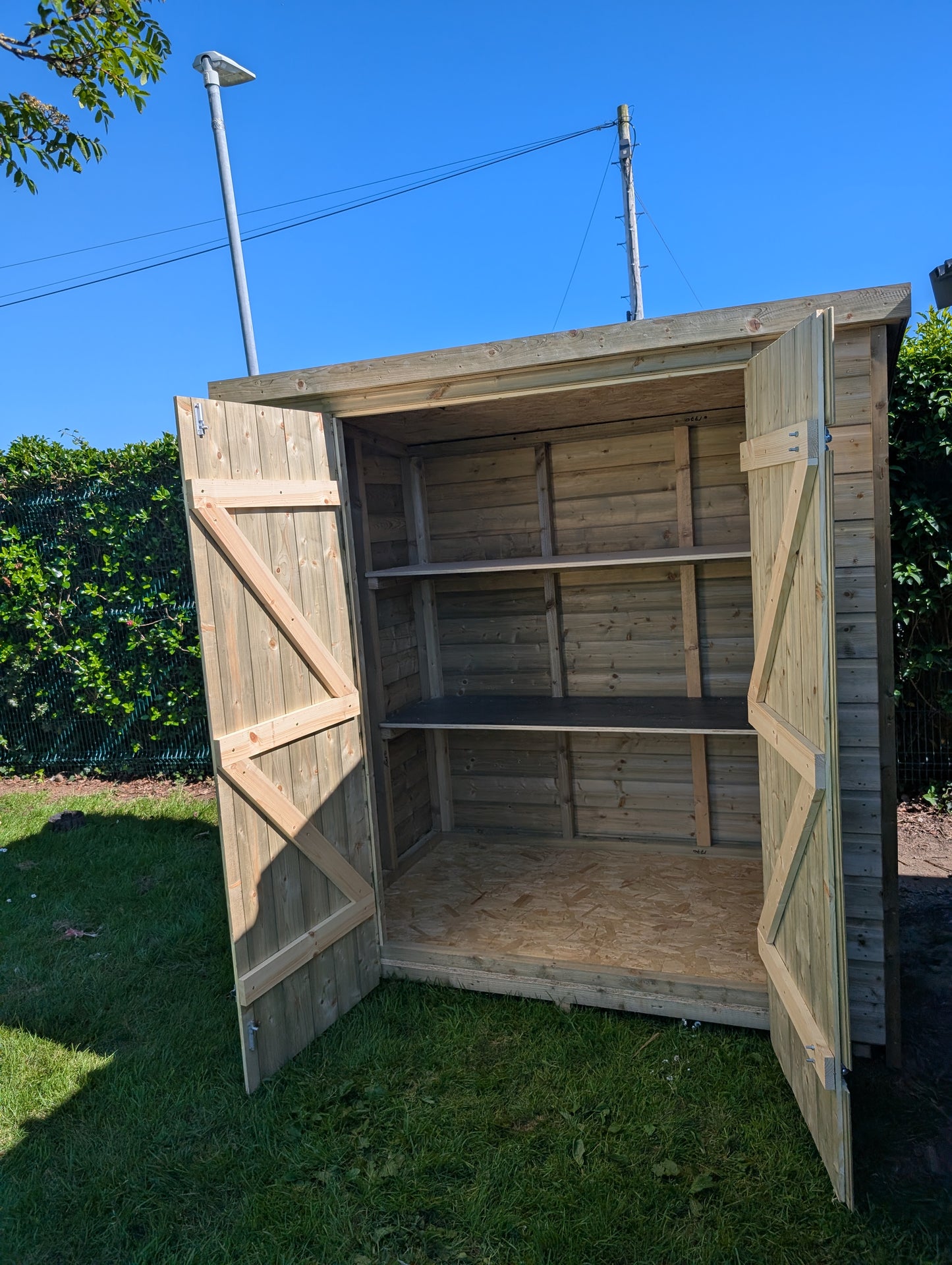 Smart Storage Shed 6x4 with Shelving