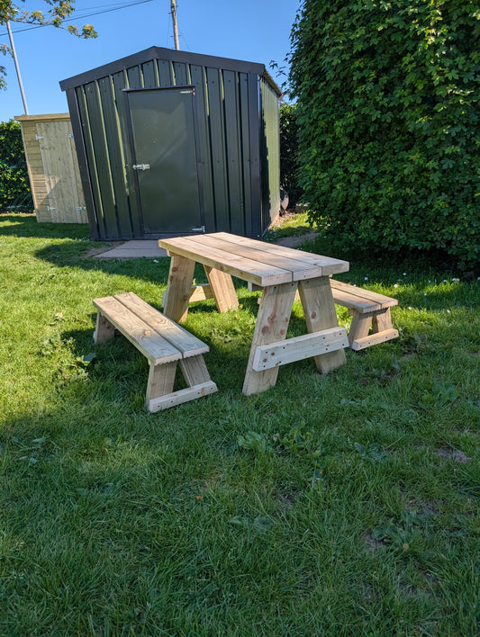 Kids Table & Bench Set