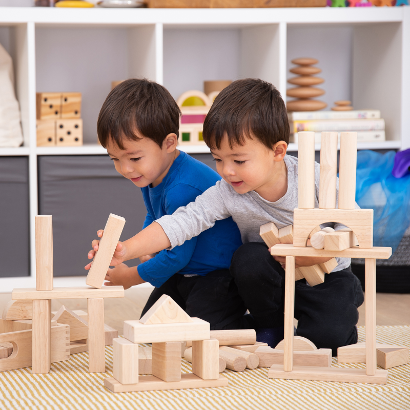 Wooden Jumbo Block Set - Pk54