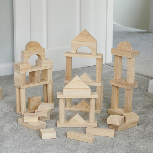 Wooden Jumbo Block Set - Pk54