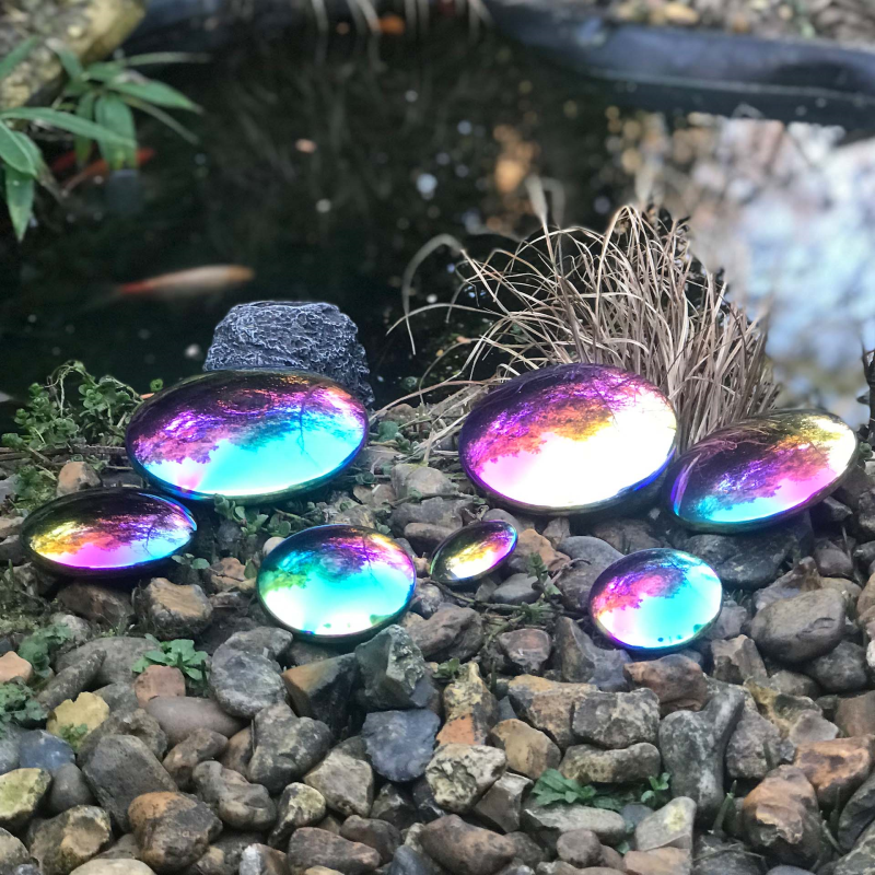 Sensory Reflective Colour Burst Buttons - Pk7