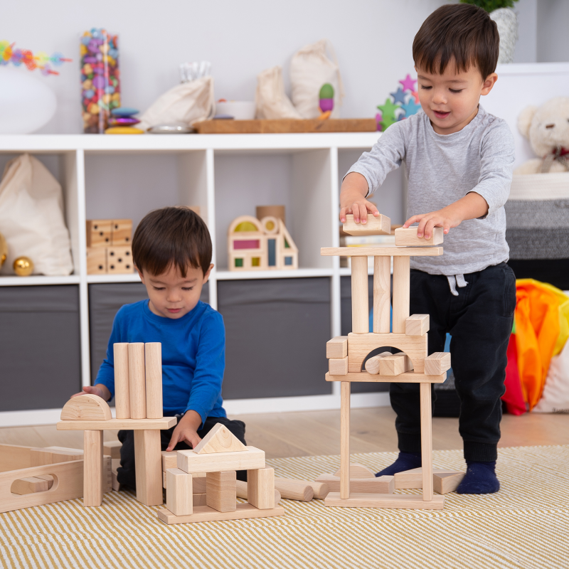 Wooden Jumbo Block Set - Pk54